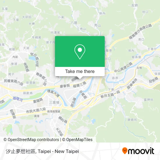 汐止夢想社區地圖