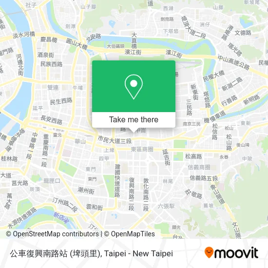 公車復興南路站 (埤頭里)地圖