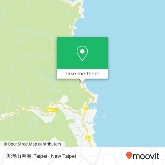 美灧山漁港 map