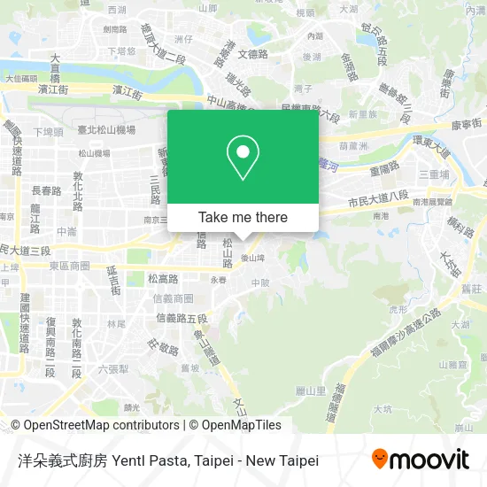 洋朵義式廚房 Yentl Pasta地圖