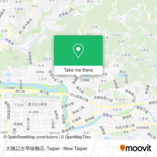 大陳記古早味麵店 map