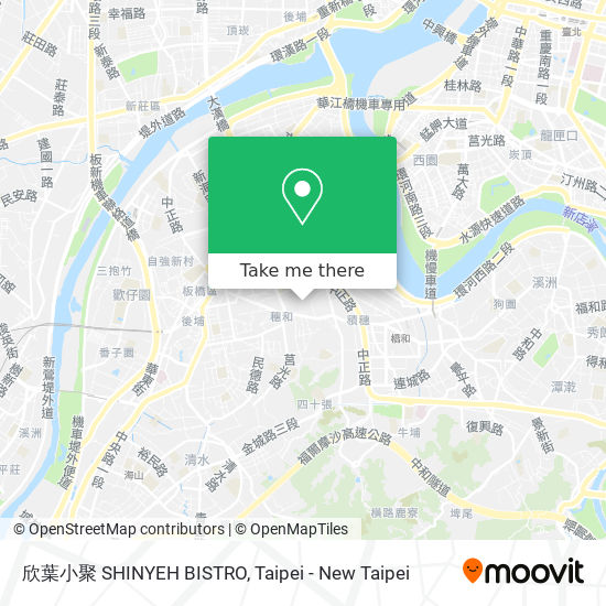 欣葉小聚 SHINYEH BISTRO map