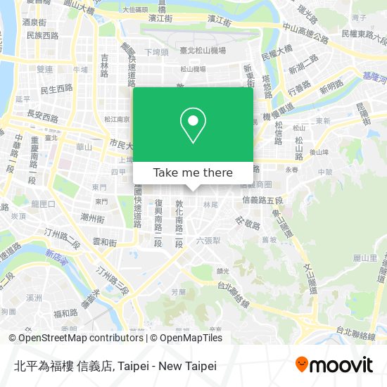 北平為福樓 信義店 map
