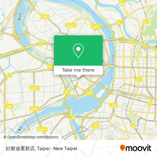 好樂迪重新店 map