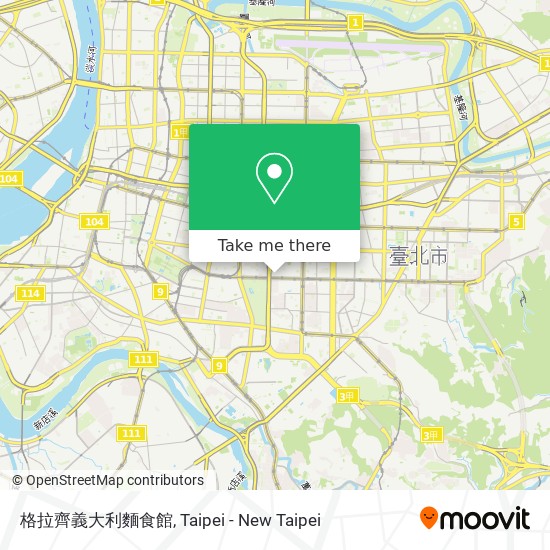 格拉齊義大利麵食館 map