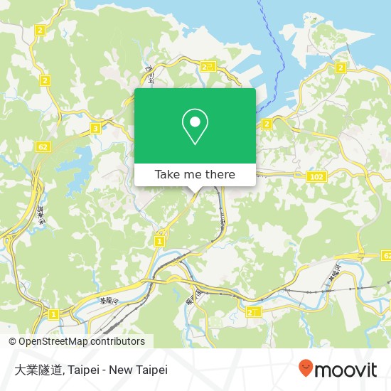 大業隧道 map