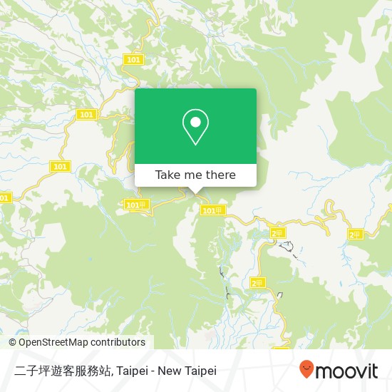 二子坪遊客服務站 map