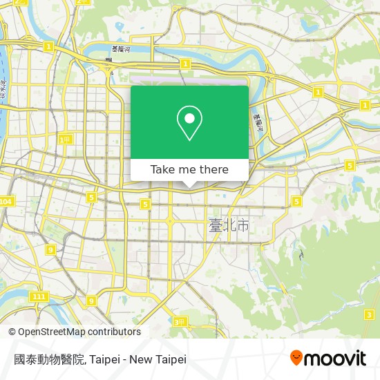 國泰動物醫院 map