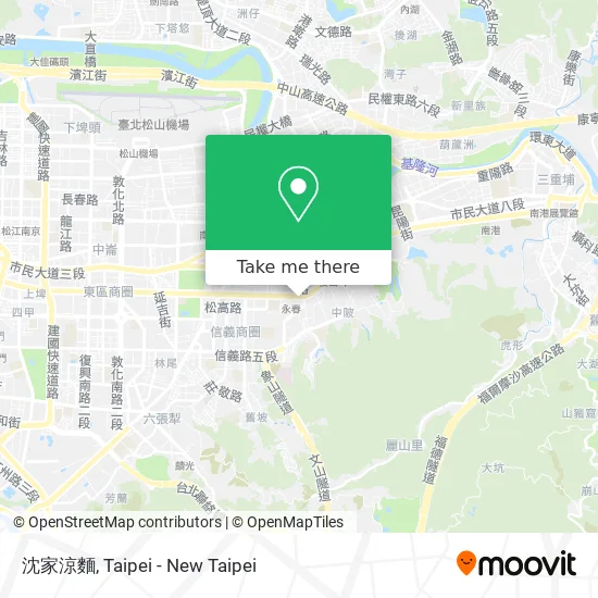 沈家涼麵 map