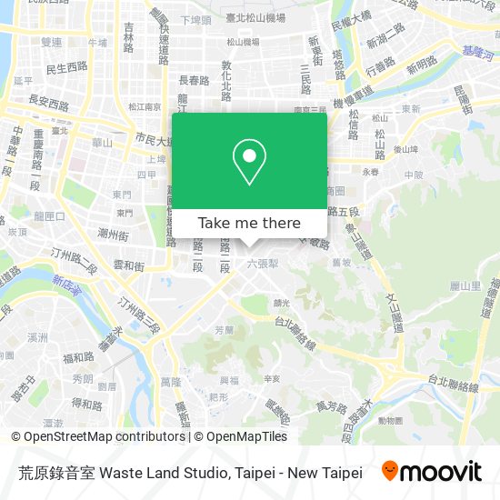 荒原錄音室 Waste Land Studio map