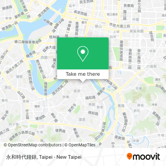 永和時代鐘錶地圖