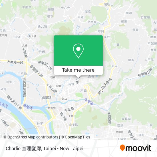 Charlie 查理髮廊 map
