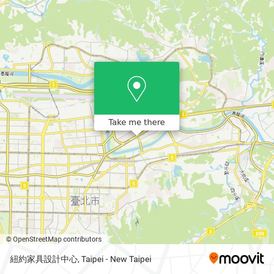 紐約家具設計中心 map