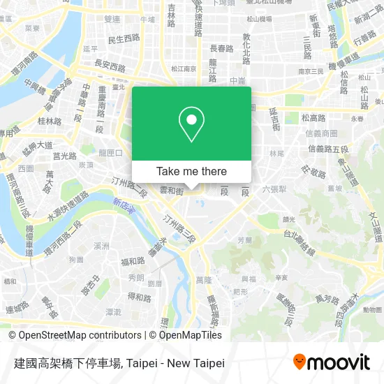 建國高架橋下停車場地圖