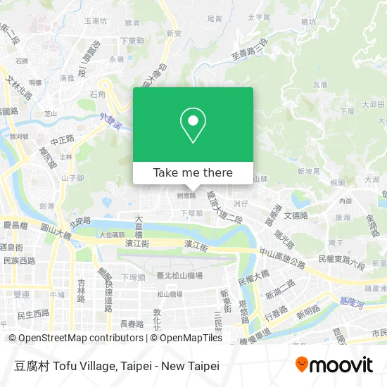 豆腐村 Tofu Village map