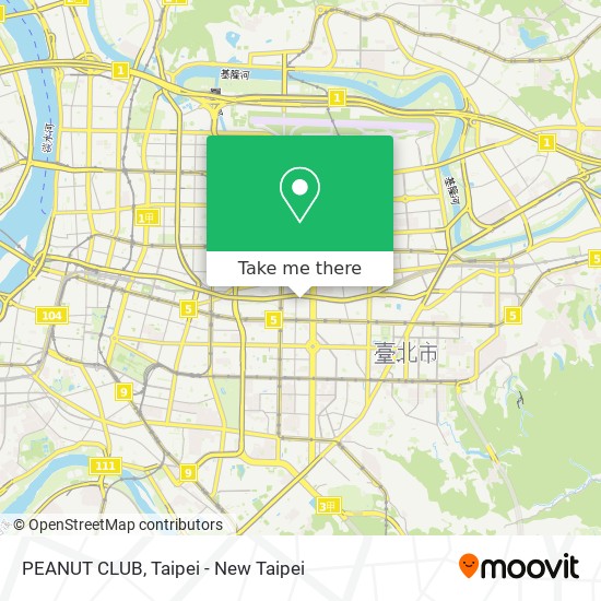 PEANUT CLUB map