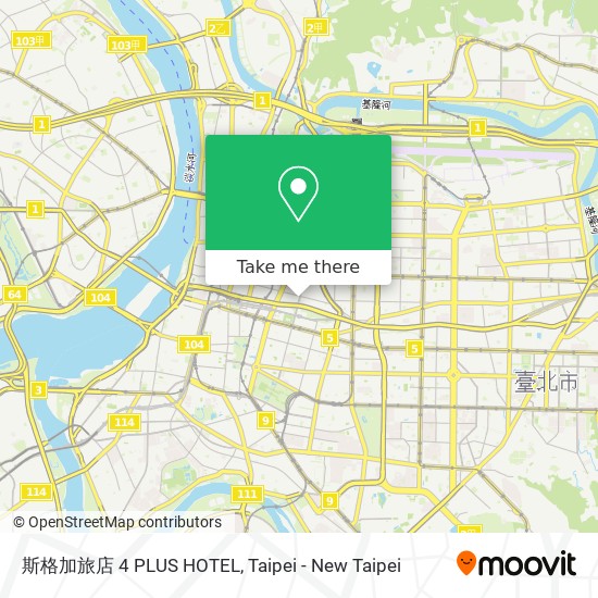 斯格加旅店 4 PLUS HOTEL map