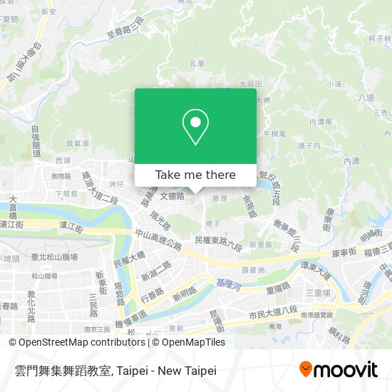 雲門舞集舞蹈教室 map