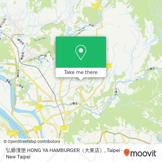 弘爺漢堡 HONG YA HAMBURGER（大東店） map