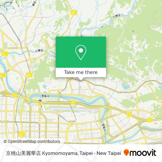 京桃山美麗華店 Kyomomoyama map