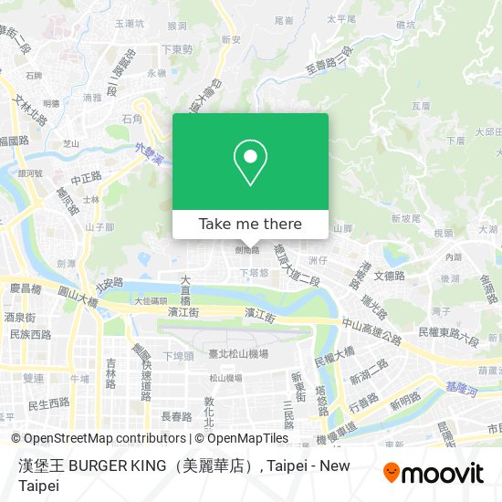 漢堡王 BURGER KING（美麗華店） map