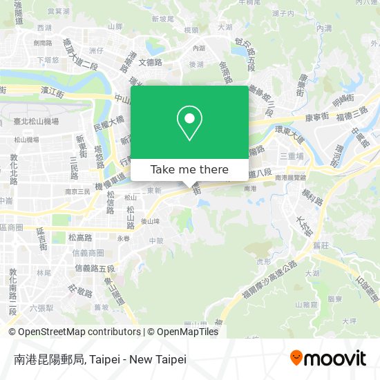 南港昆陽郵局 map
