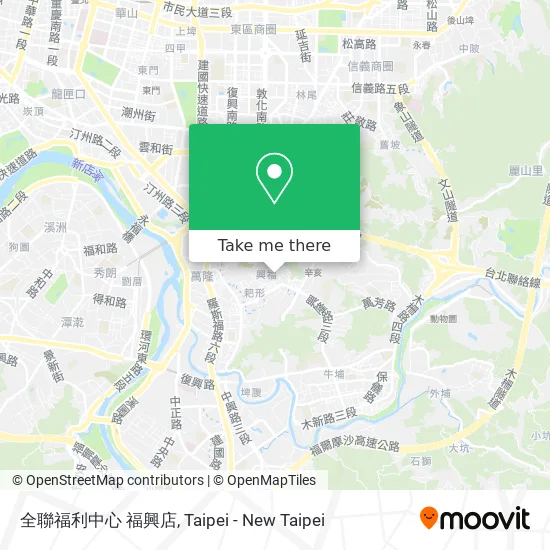 全聯福利中心 福興店地圖