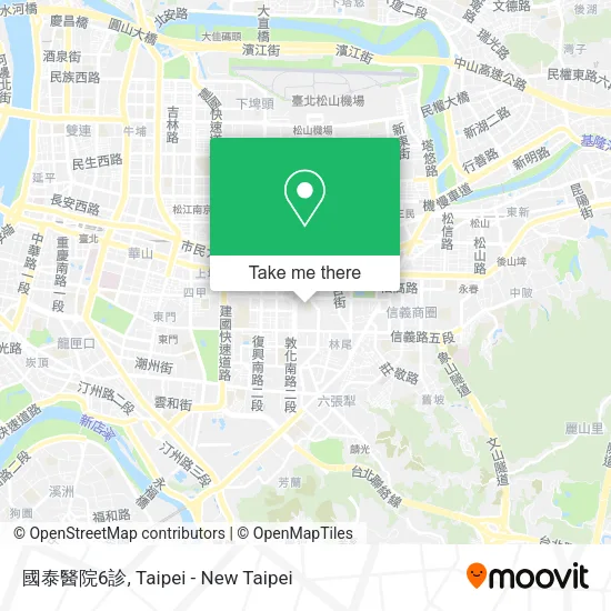 國泰醫院6診地圖