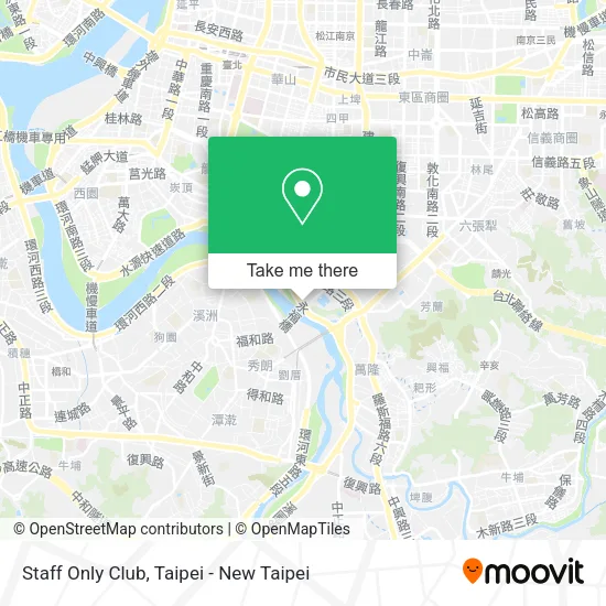 Staff Only Club map