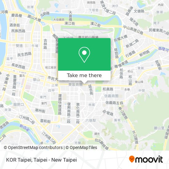 KOR Taipei map