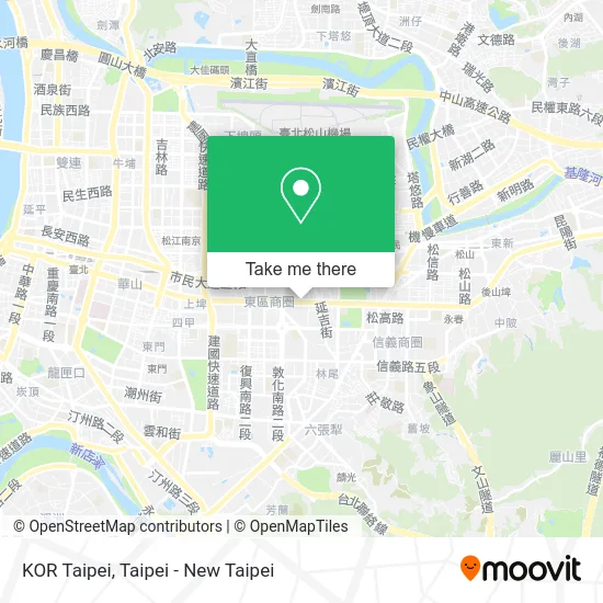 KOR Taipei map