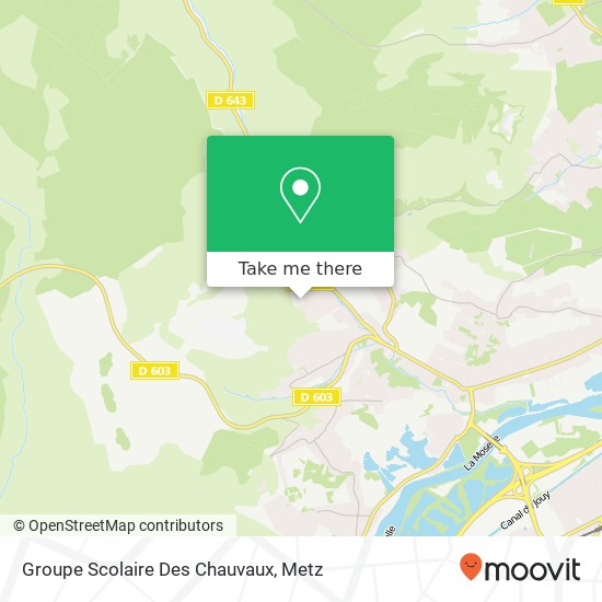 Mapa Groupe Scolaire Des Chauvaux