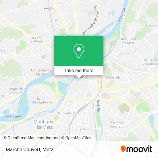 Marché Couvert map