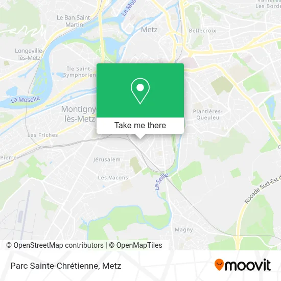 Parc Sainte-Chrétienne map