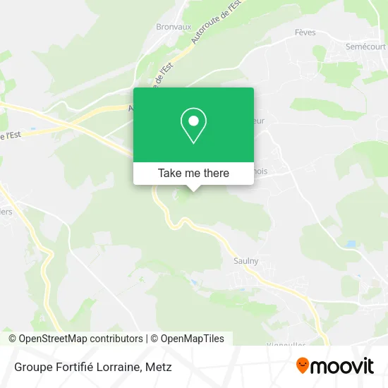 Groupe Fortifié Lorraine map