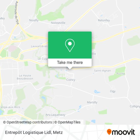 Entrepôt Logistique Lidl map