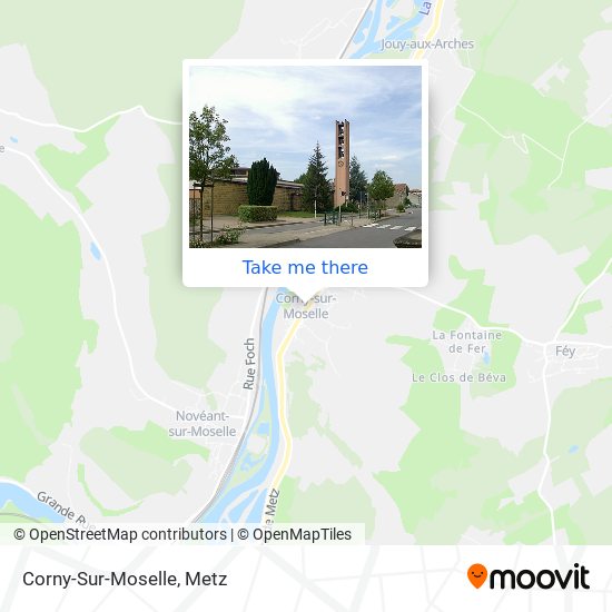 Corny-Sur-Moselle map