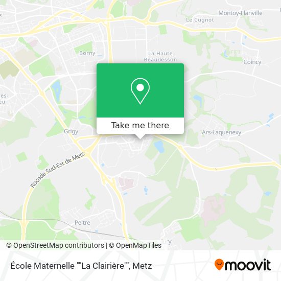 École Maternelle ""La Clairière"" map