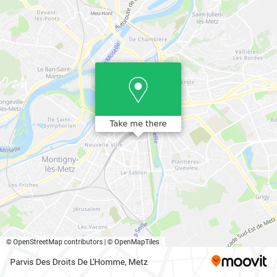 Parvis Des Droits De L'Homme map