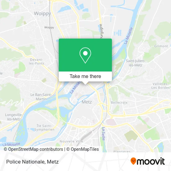 Police Nationale map