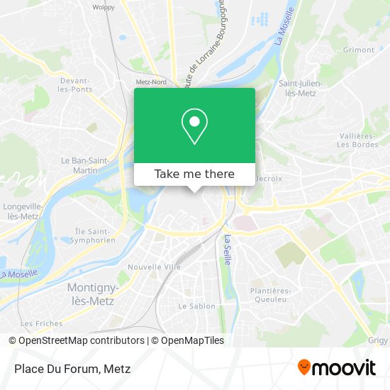 Mapa Place Du Forum