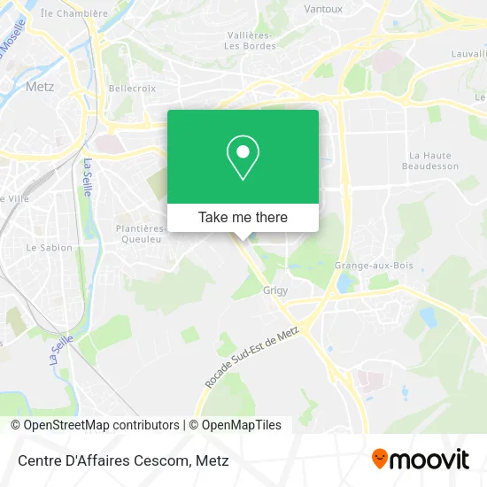 Centre D'Affaires Cescom map