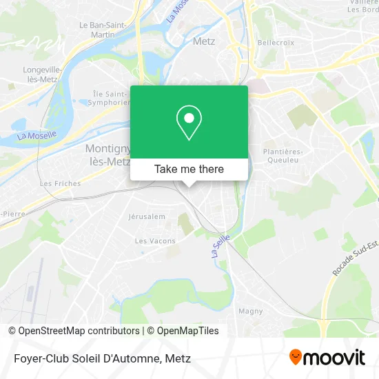 Foyer-Club Soleil D'Automne map