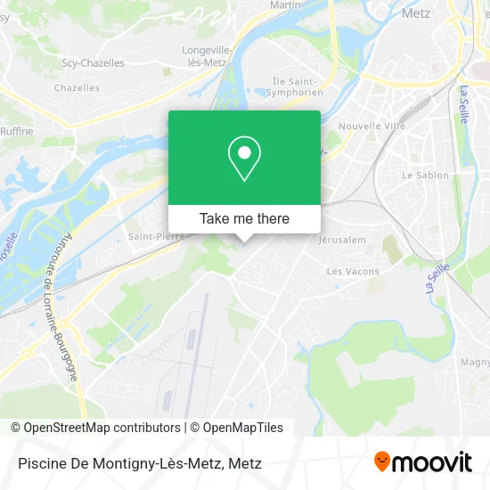 Piscine De Montigny-Lès-Metz map