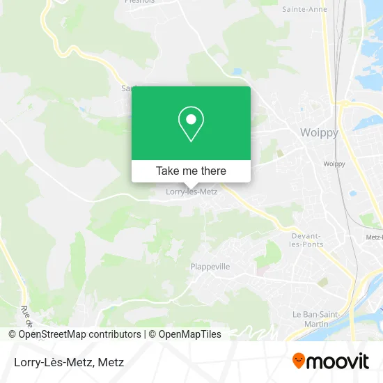 Lorry-Lès-Metz map
