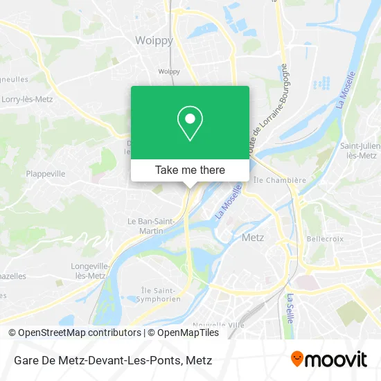 Gare De Metz-Devant-Les-Ponts map
