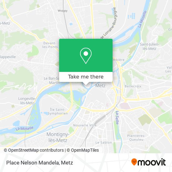 Mapa Place Nelson Mandela