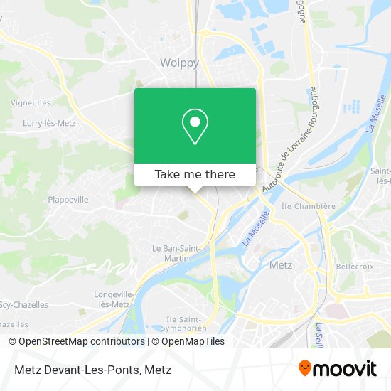 Metz Devant-Les-Ponts map