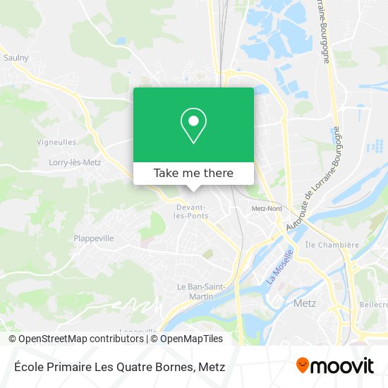École Primaire Les Quatre Bornes map