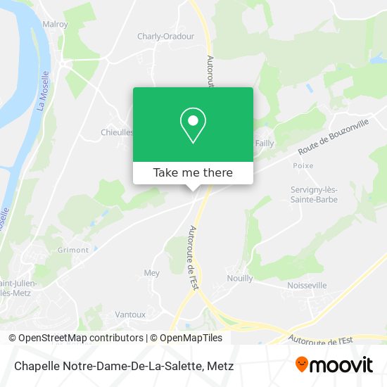 Mapa Chapelle Notre-Dame-De-La-Salette